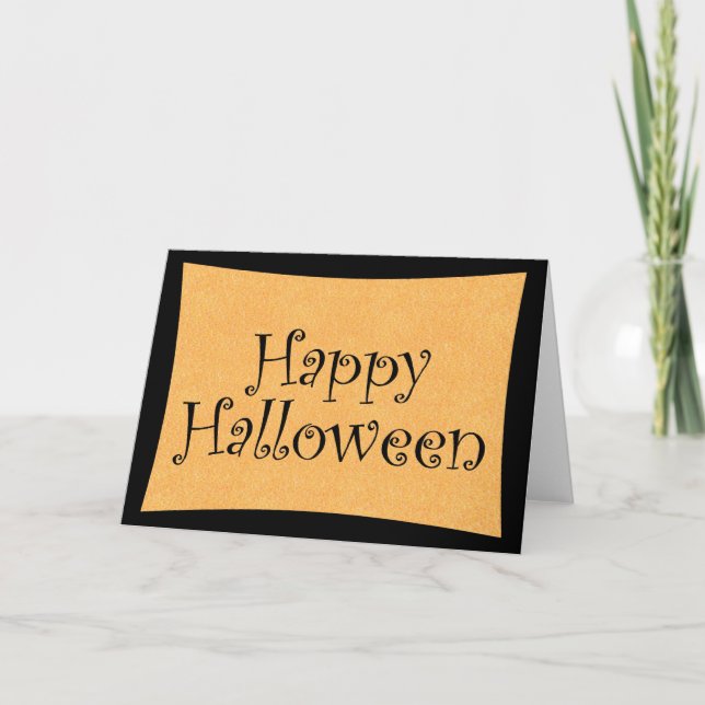 Tarjeta Feliz Halloween (Anverso)