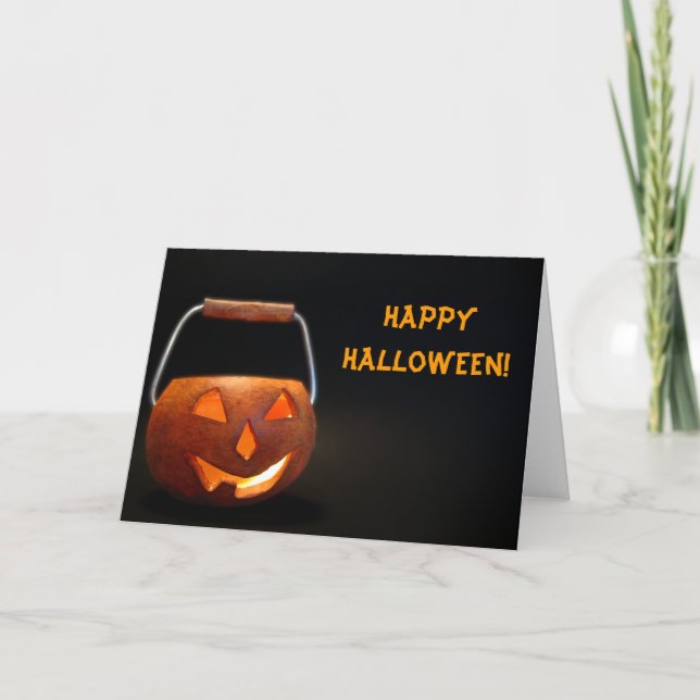 Tarjeta ¡Feliz Halloween! (Anverso)
