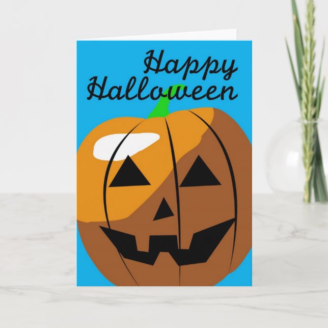 Tarjeta Feliz Halloween (Anverso)