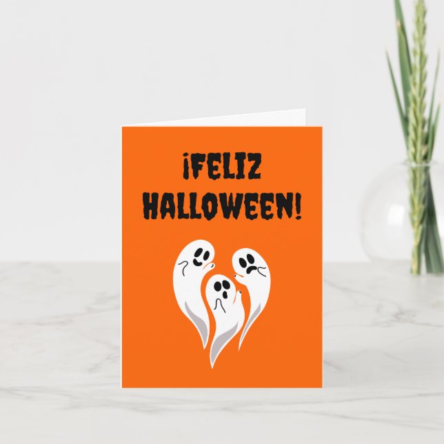 Tarjeta Feliz Halloween (Anverso)