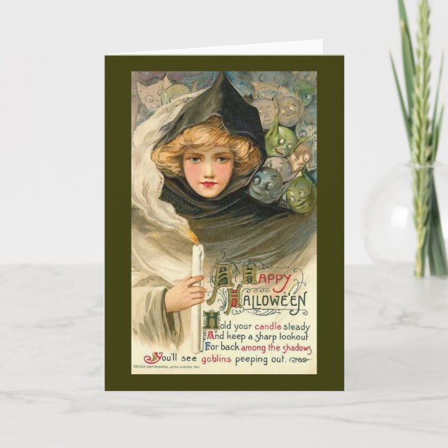 Tarjeta Feliz Halloween (Anverso)