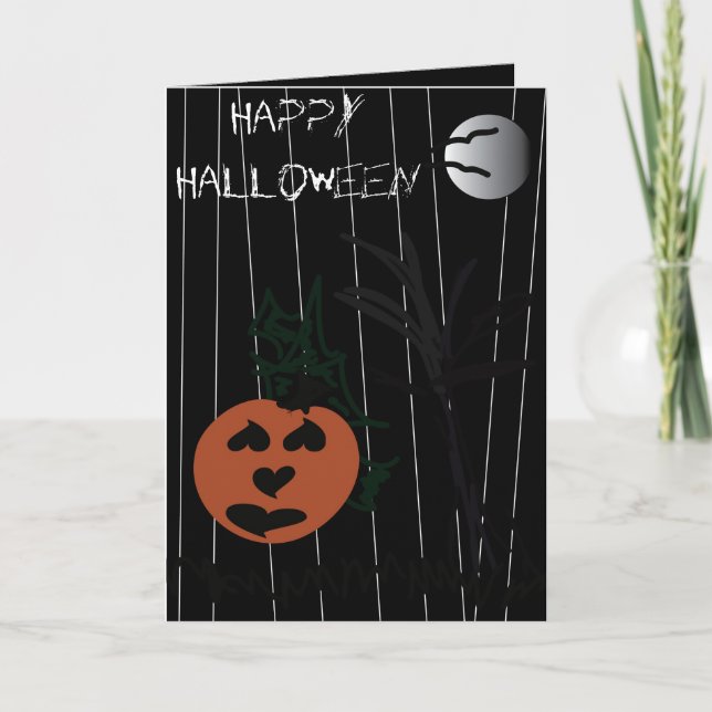 Tarjeta Feliz Halloween (Anverso)