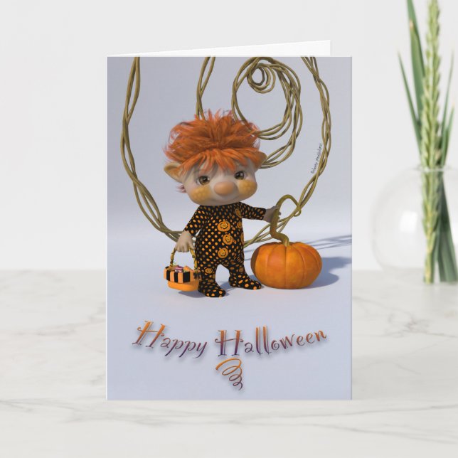 Tarjeta Feliz Halloween (Anverso)