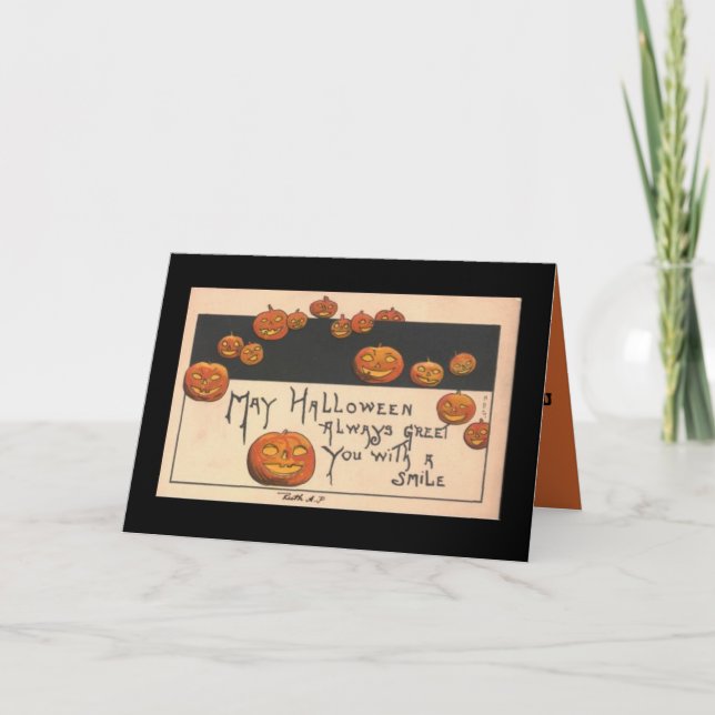 Tarjeta Feliz Halloween (Anverso)