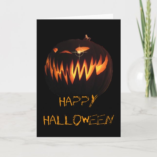Tarjeta Feliz Halloween (Anverso)