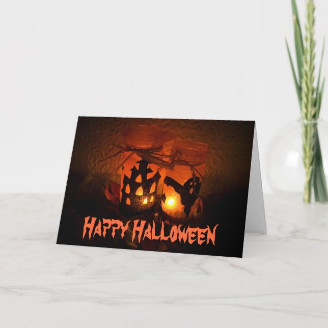 Tarjeta Feliz Halloween (Anverso)