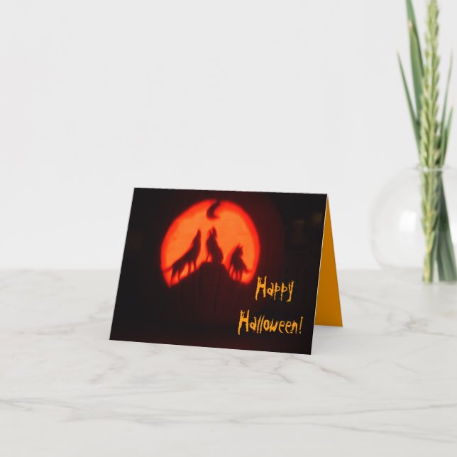 Tarjeta ¡Feliz Halloween! (Anverso)