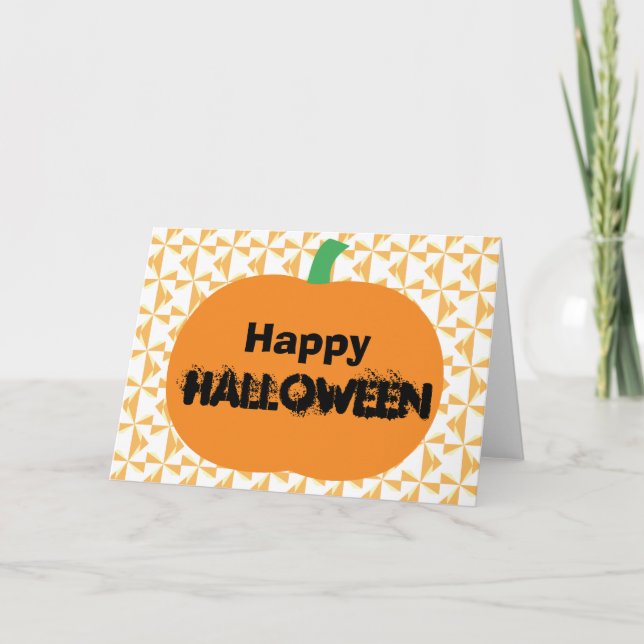 Tarjeta Feliz Halloween (Anverso)
