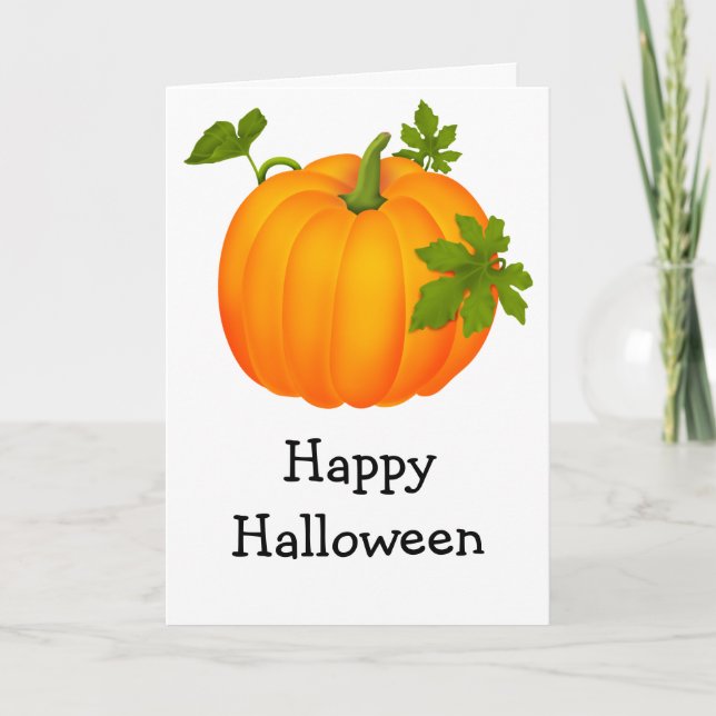 Tarjeta Feliz Halloween (Anverso)
