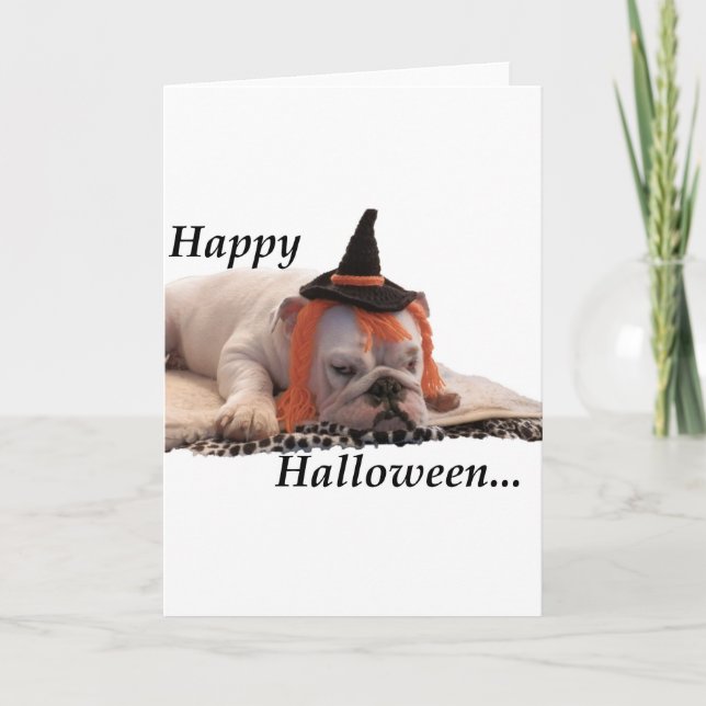 Tarjeta Feliz Halloween (Anverso)