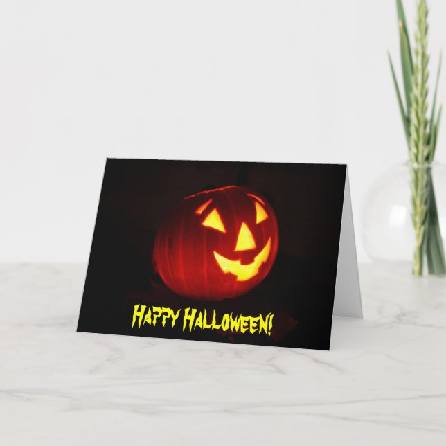 Tarjeta Feliz Halloween (Anverso)