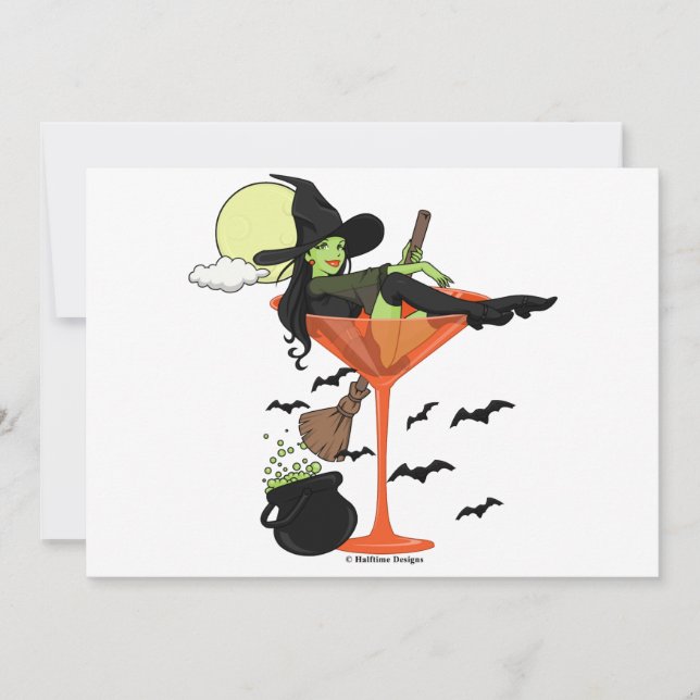 Tarjeta Feliz Halloween (Anverso)