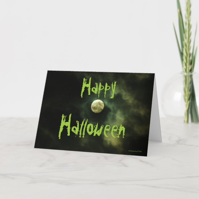 Tarjeta Feliz Halloween (Anverso)