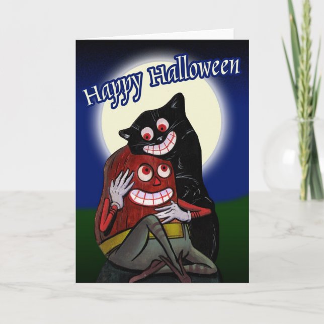 Tarjeta Feliz Halloween (Anverso)