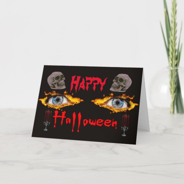 Tarjeta Feliz Halloween (Anverso)