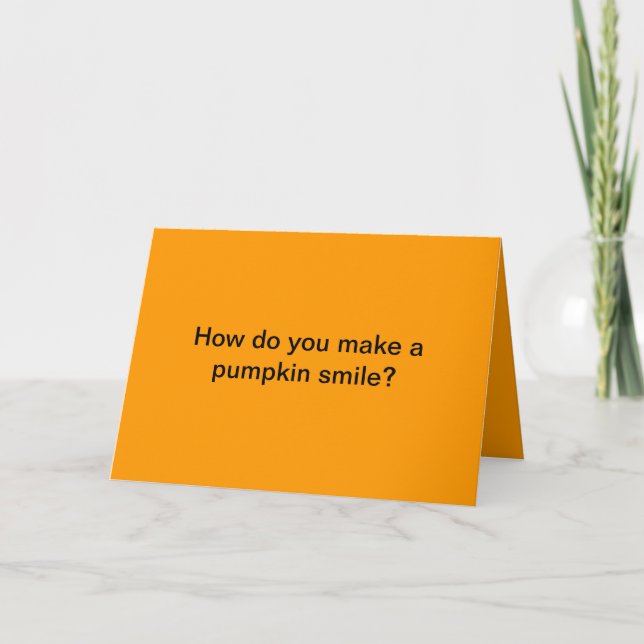 Tarjeta Feliz Halloween (Anverso)