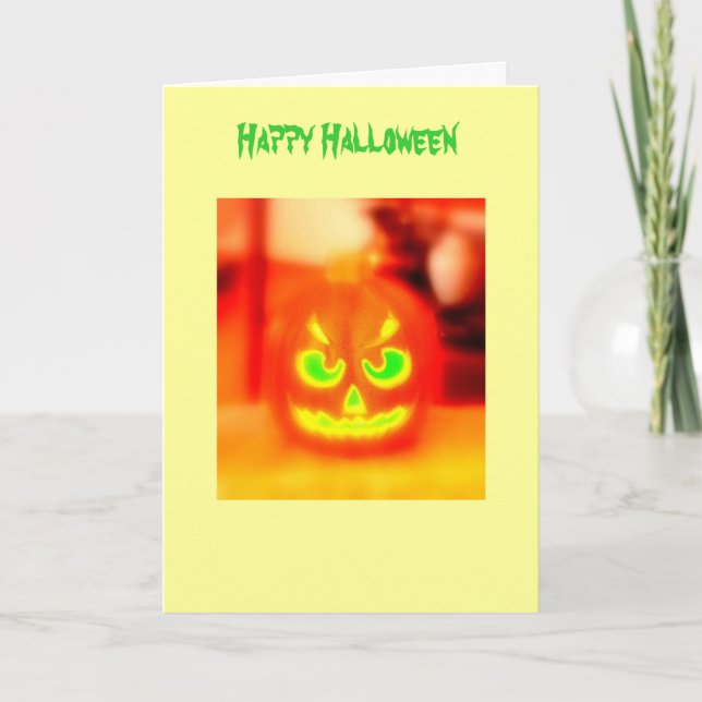 Tarjeta Feliz Halloween (Anverso)