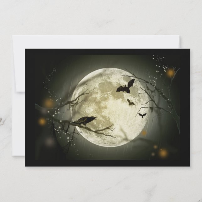 Tarjeta feliz Halloween (Anverso)