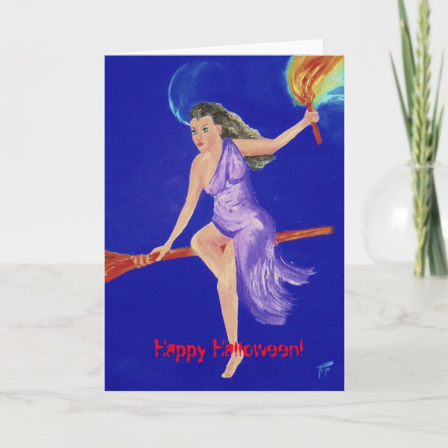 Tarjeta Feliz Halloween (Anverso)