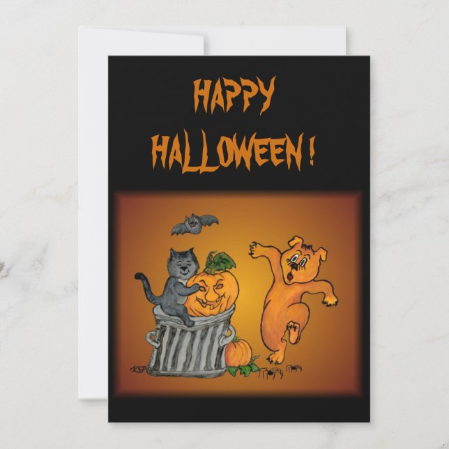 Tarjeta ¡Feliz Halloween! 5 (Anverso)