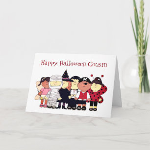 TARJETA *****FELIZ HALLOWEEN COUSIN***** ¡¡¡BIEN A USTEDES