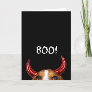 Tarjeta Feliz Halloween de ese pequeño Devil Holmes