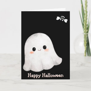 Tarjeta "Feliz Halloween" de Ghost & Bee (interior