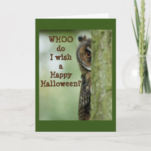 TARJETA *FELIZ HALLOWEEN** ¡ESTÁS "QUÉ" POR SUPUESTO!