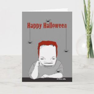 Tarjeta Feliz Halloween Frankenstein Card