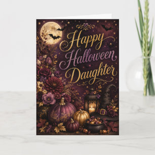Tarjeta Feliz Halloween Hija