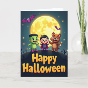 Tarjeta Feliz Halloween Hill