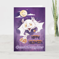 Tarjeta Feliz Halloween Nieta