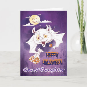Tarjeta Feliz Halloween Nieta