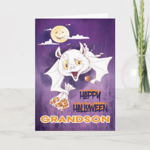 Tarjeta Feliz Halloween Nieto