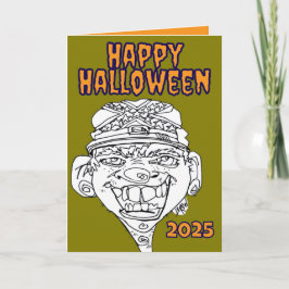 Tarjeta Feliz Halloween No se necesita disfraz para tarjet