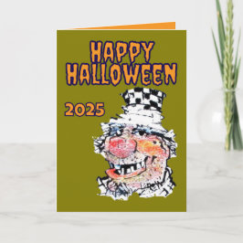 Tarjeta Feliz Halloween No se necesita disfraz para tarjet