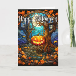 Tarjeta Feliz Halloween para los niños