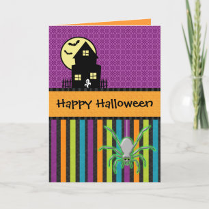 Tarjeta Feliz Halloween Scrapbook