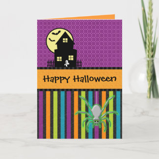 Tarjeta Feliz Halloween Scrapbook