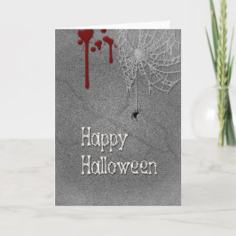 Tarjeta Feliz Halloween Spookone Gravestone