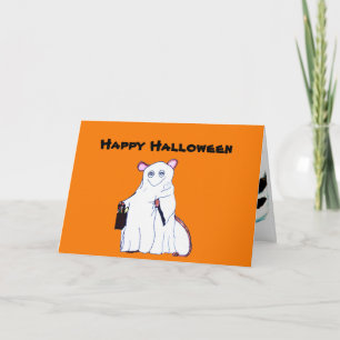 Tarjeta FELIZ HALLOWEEN -**Tarjeta de felicitación doblad