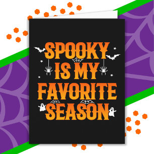 Tarjeta Feliz Halloween Temporada Espeluznante Divertido H