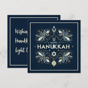 Tarjeta Feliz Hanukkah