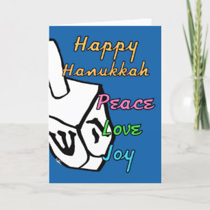 Tarjeta feliz Hanukkah