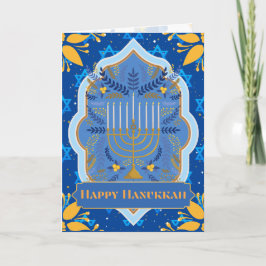 Tarjeta Feliz Hanukkah