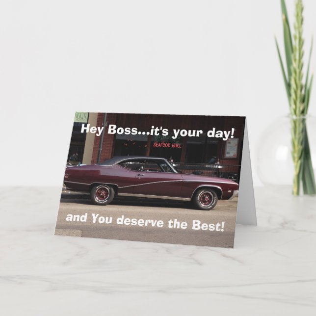 TARJETA FELIZ JEFE DE CUMPLEAÑOS - ¡¡¡ERAN BIEN COMO ESTE  (Anverso)