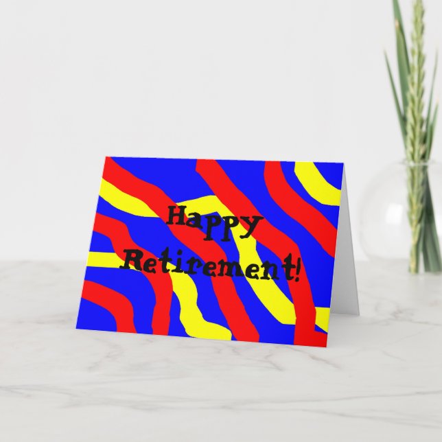 Tarjeta ¡Feliz Jubilación! (Anverso)