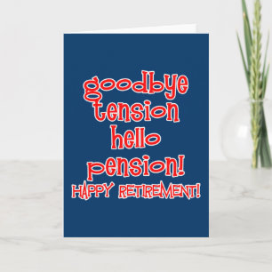 Tarjeta ¡Feliz Jubilación! Camisetas y regalos de retiro