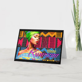Tarjeta Feliz Kwanzaa