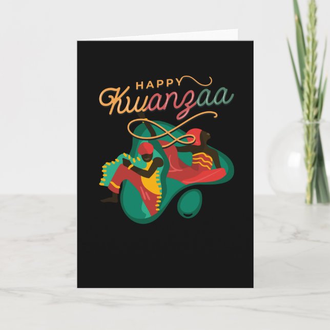 Tarjeta Feliz Kwanzaa (Anverso)